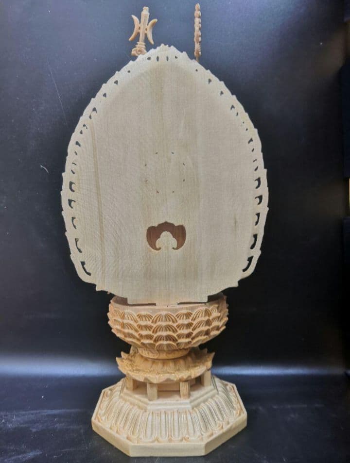 仏像 八大守護神【千手観音】干支ネズミ守護神 観音像 千手観音菩薩 木彫