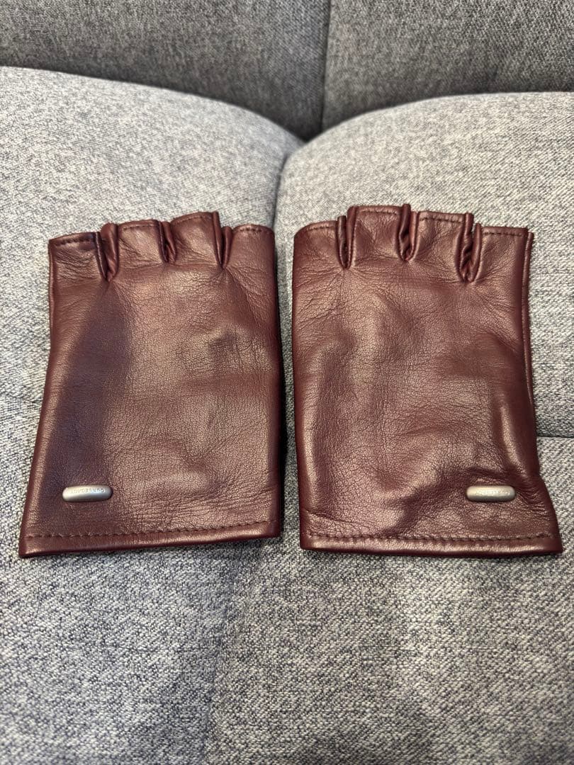 小物 OUR LEGACYBIKER GLOVE CURRANT RED NAPPA