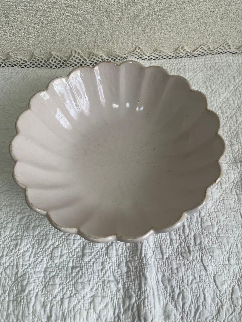 18世紀フランスアンティーク　ムスティエ　輪花鉢