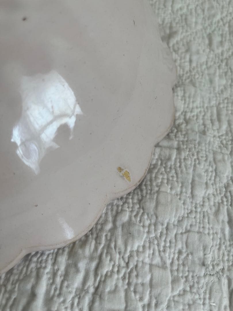 18世紀フランスアンティーク　ムスティエ　輪花鉢