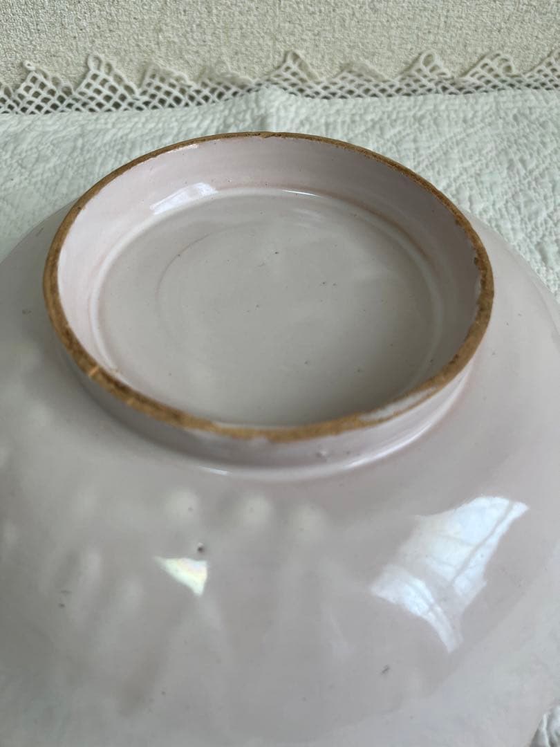 18世紀フランスアンティーク　ムスティエ　輪花鉢