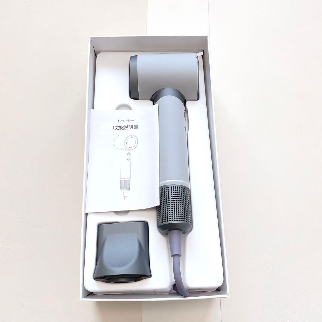 ドライヤー 超大風量 速乾 シルバー 過熱防止 軽量コンパクトPSE認証済み
