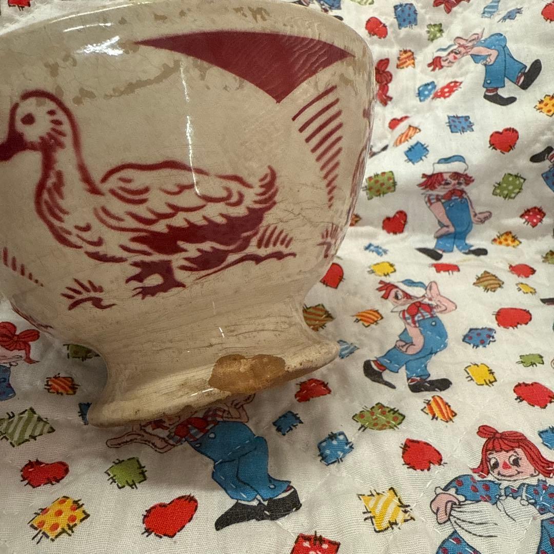 フランスのリュネヴィル、アンティークカフェオレボウル