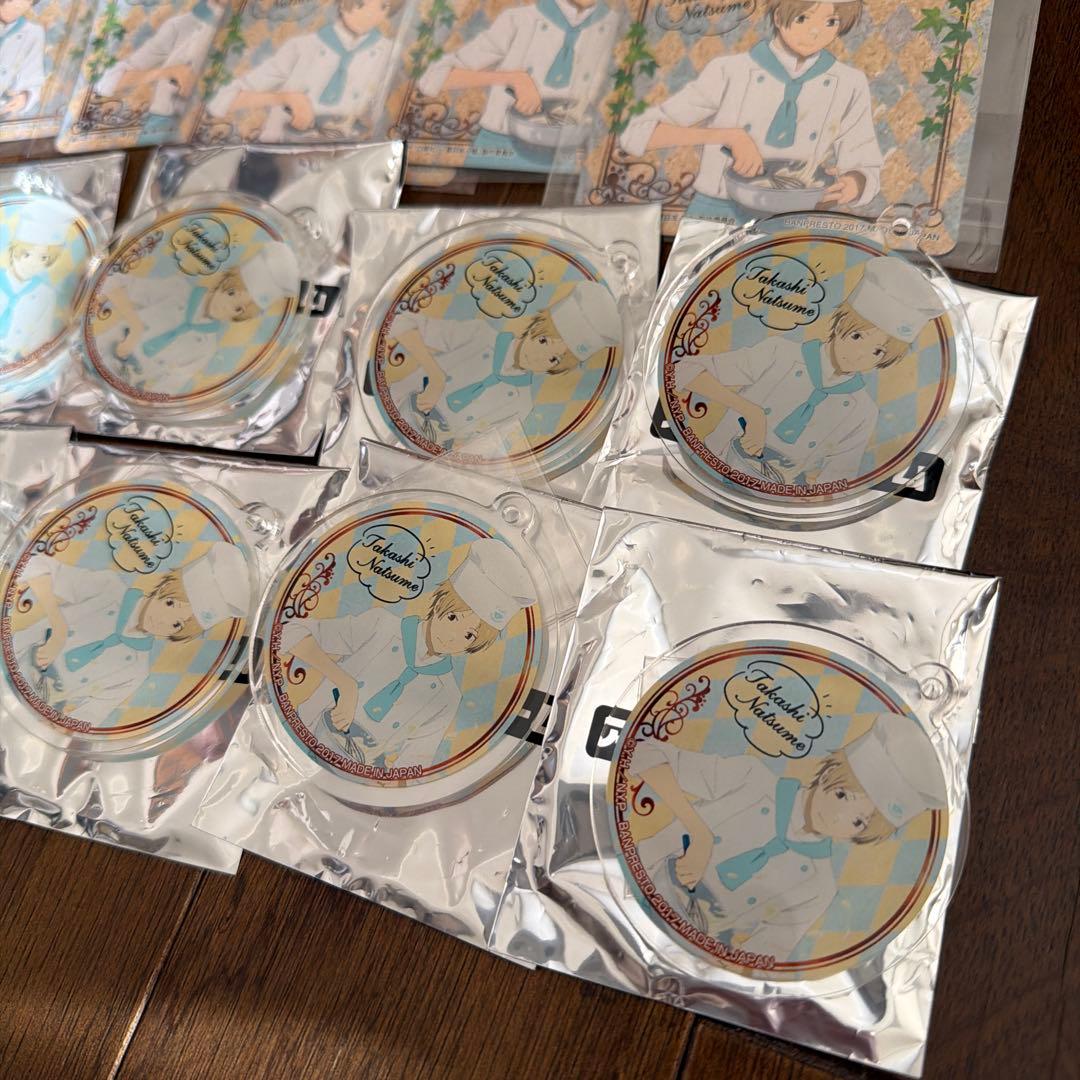 夏目友人帳　夏目貴志　一番くじ　一番カフェ　アクリルチャーム　コースター　セット