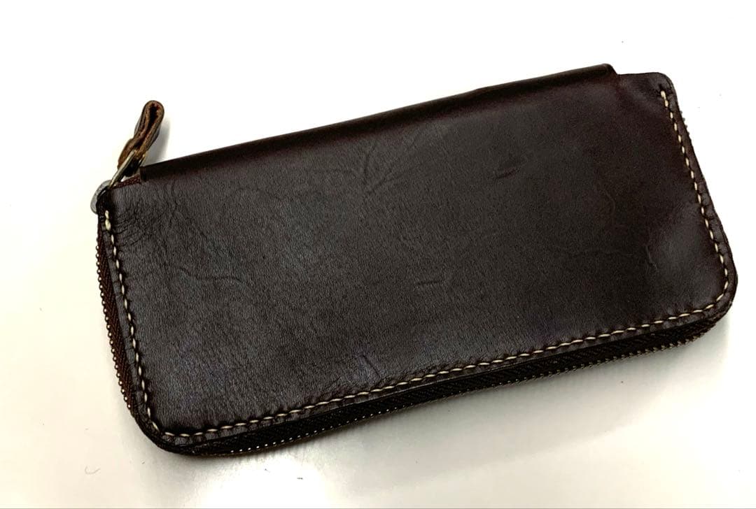 姫路レザーラウンドジップペンケース 値下げ不可