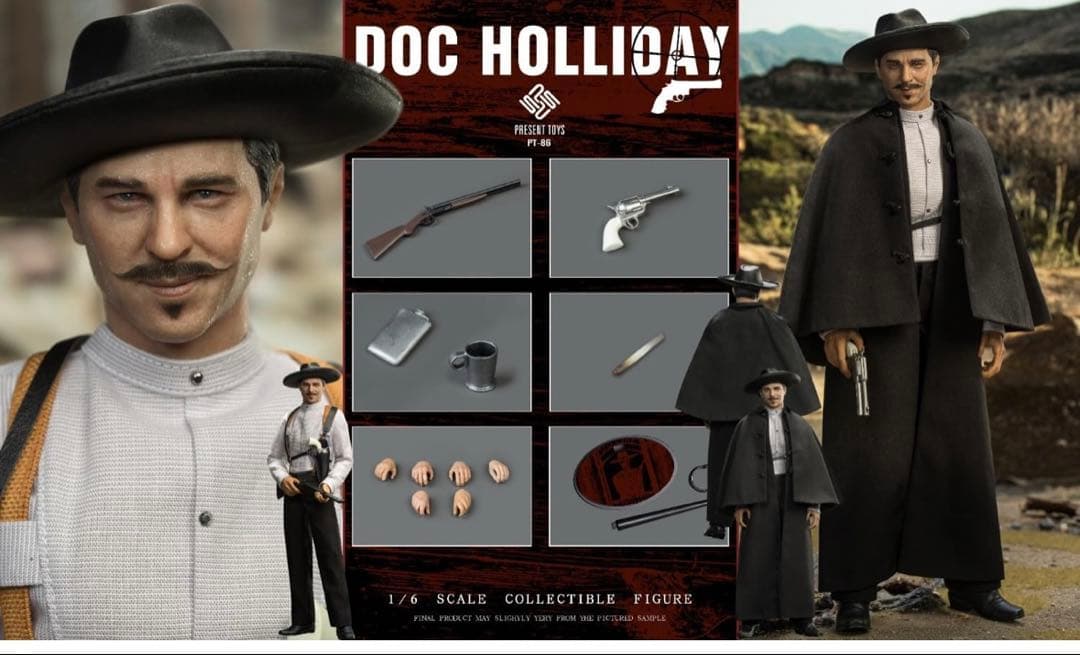 1/6 present toys ドク・ホリデイ ホットトイズ hottoys