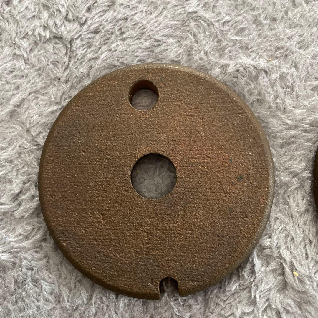 国鉄タブレット3個セット　鉄道廃品　国鉄通票タブレット玉　通票閉塞器