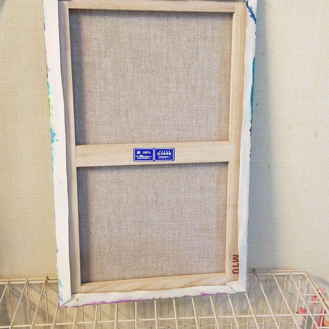 油絵　saosao　緑色のめんどりたち