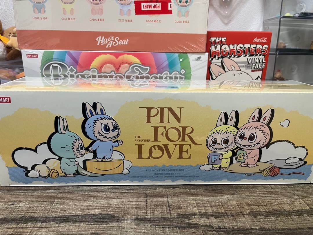 正規品】PIN FOR LOVE イニシャル　ラブブ　アソート POPMART