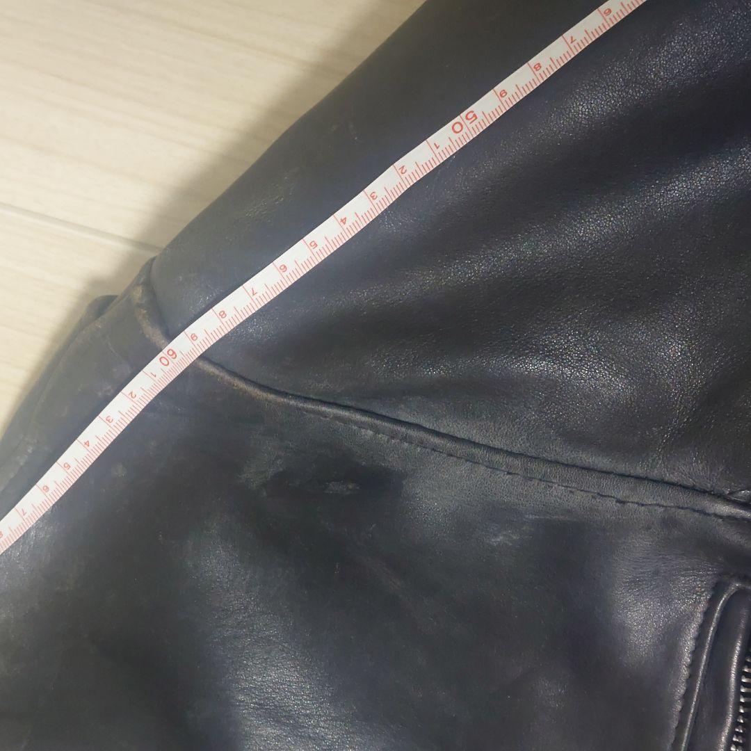 ゴールデンサイズSchott141カウハイドシングルライダース