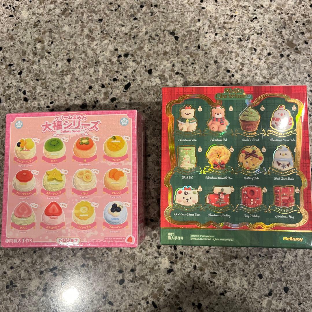 新品　未開封 mellojoy メロジョイ 大福　スクイーズ　メロークリスマス