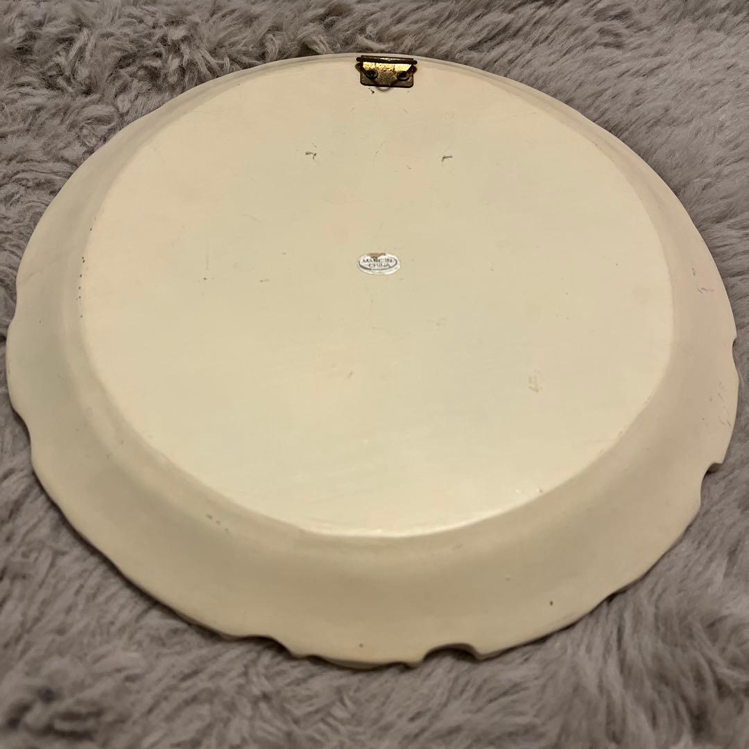 Vintage くま 壁掛け　アンティーク　皿　プレート　熊　テェディベア