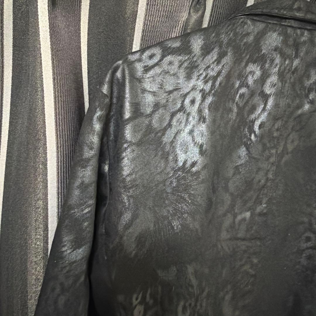 トルネードマート　レオパードコーティング加工ジャケット