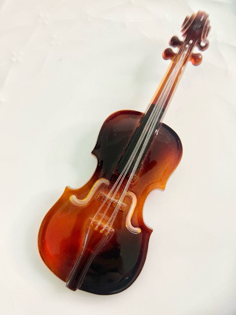鼈甲バイオリンブローチ（サイズ10.5cm）2EZ92330341-005