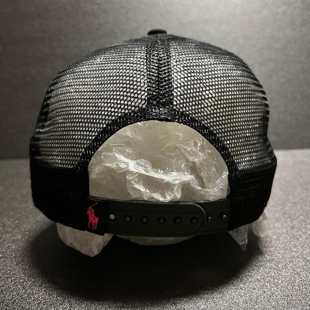 ラルフローレン ピンクポニー ロゴ刺繍 メッシュキャップ pink pony