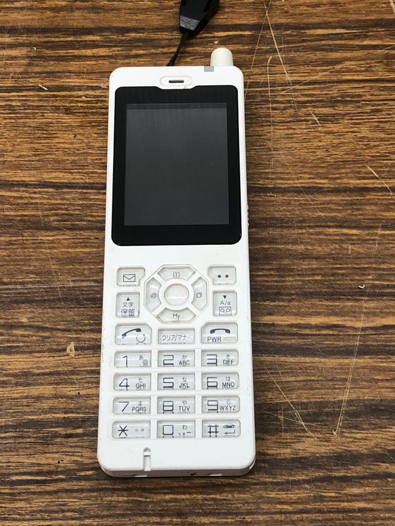 willcom WX01JR 日本無線 PHS JRC白ロム 電池あり送料無料