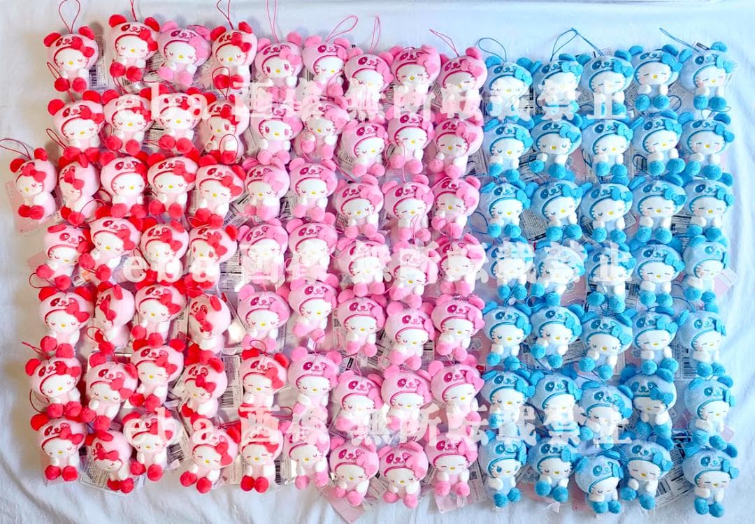 サンリオ ハローキティ むにゃすやマスコット ９９点セット