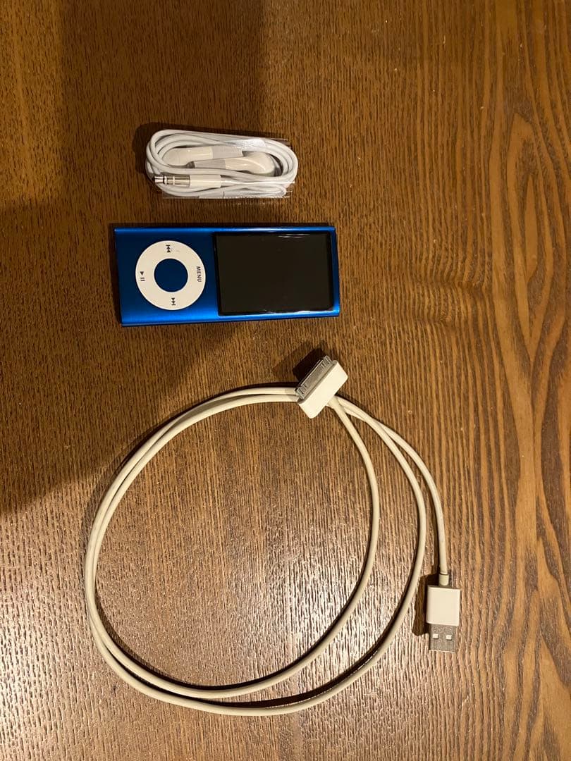 値下げ交渉可　お宝　Apple iPod nano 青 第五世代　付属品込み