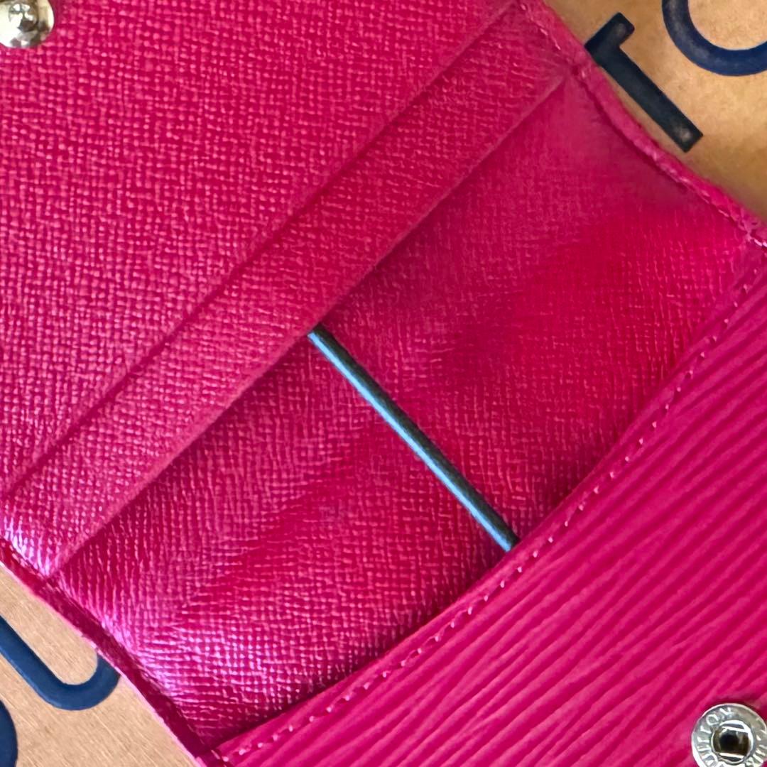 LOUIS VUITTON エピ ルージュ ラドロー &カードケース 美品