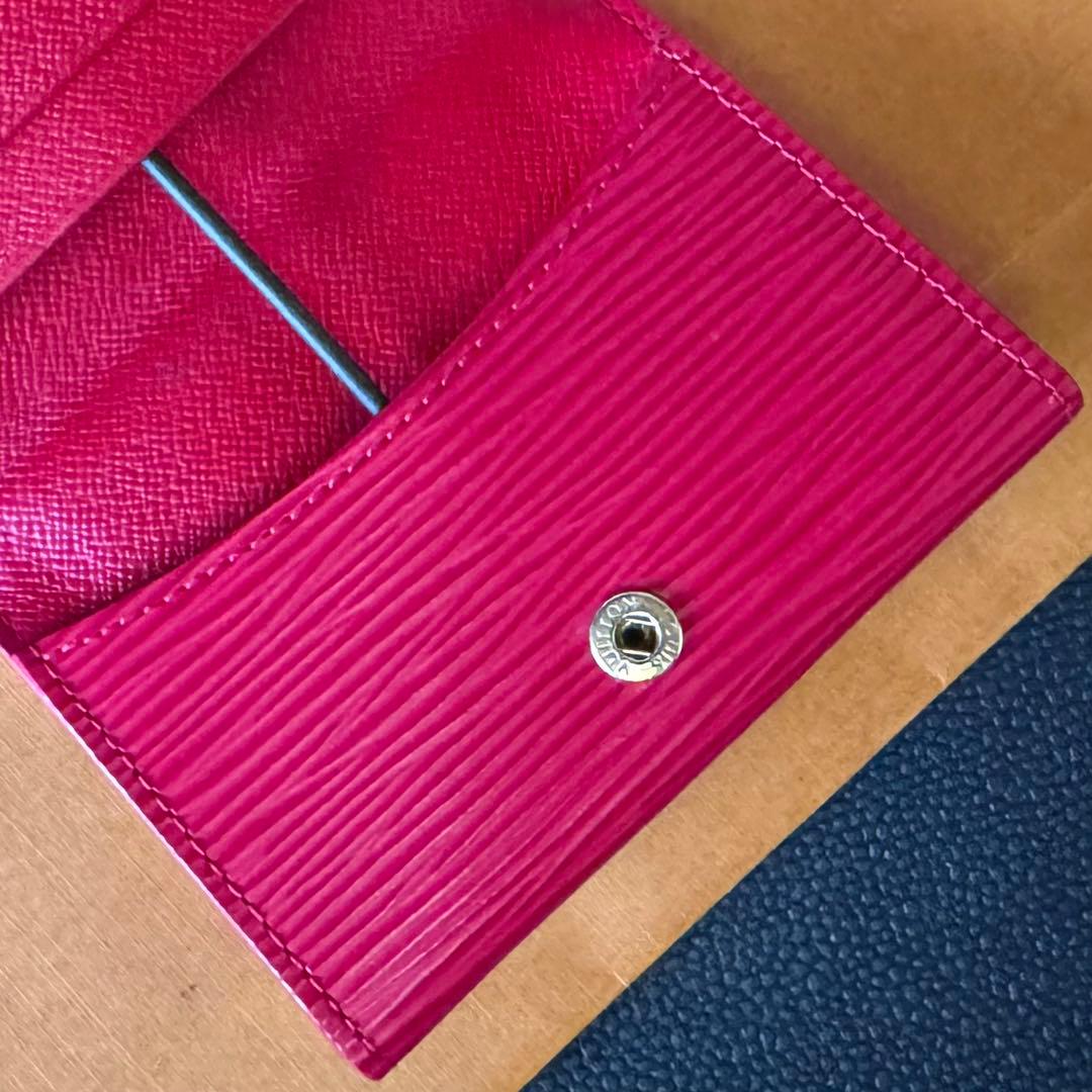 LOUIS VUITTON エピ ルージュ ラドロー &カードケース 美品