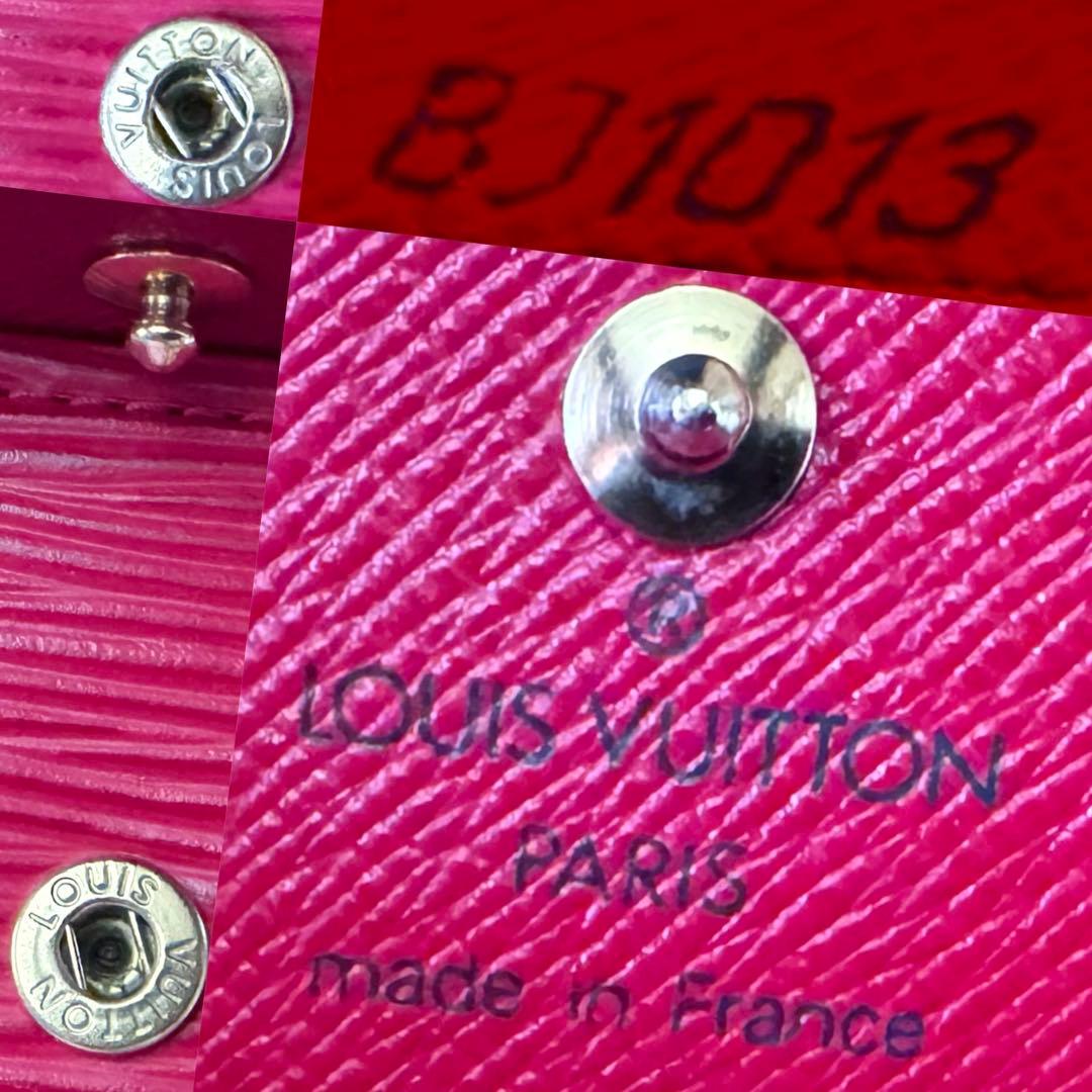 LOUIS VUITTON エピ ルージュ ラドロー &カードケース 美品