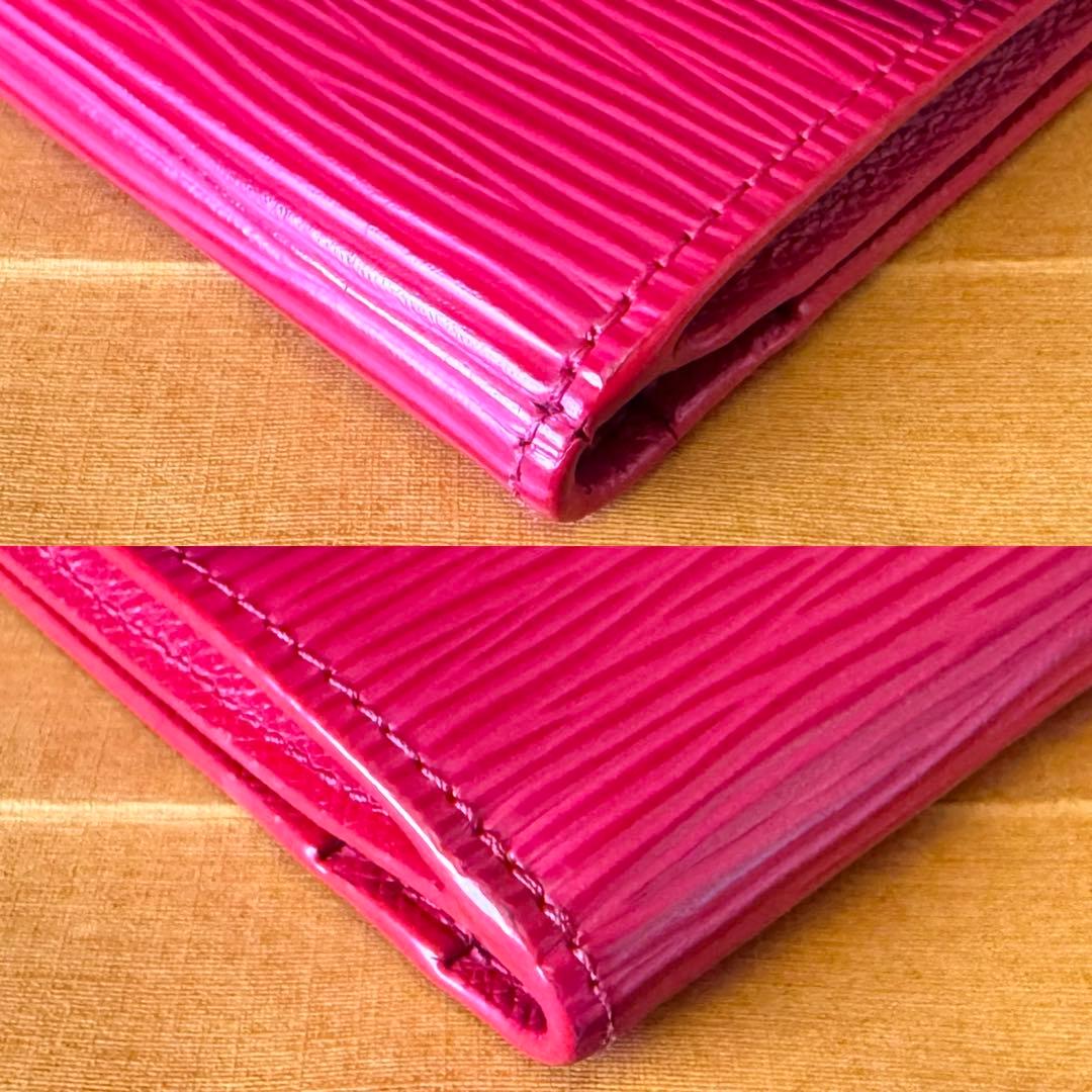 LOUIS VUITTON エピ ルージュ ラドロー &カードケース 美品