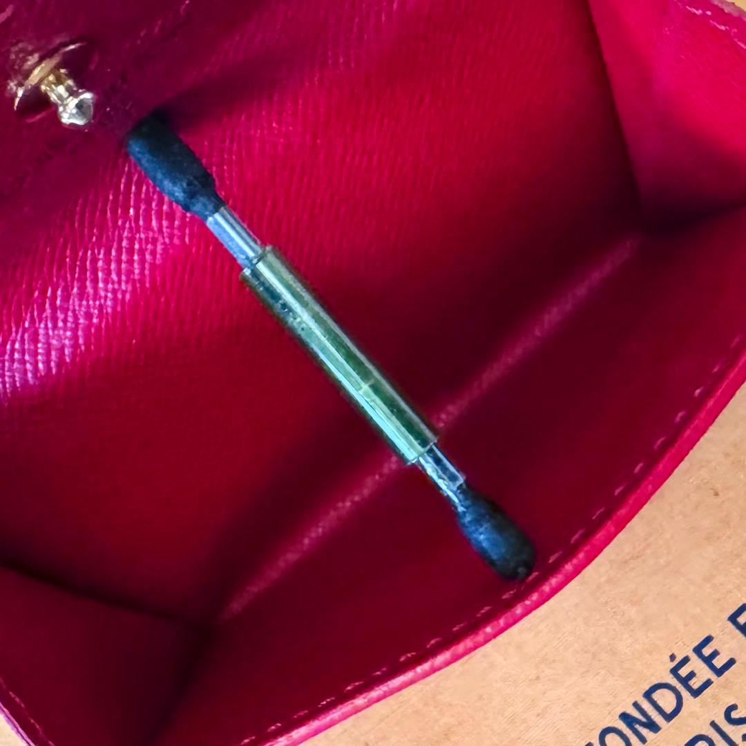 LOUIS VUITTON エピ ルージュ ラドロー &カードケース 美品