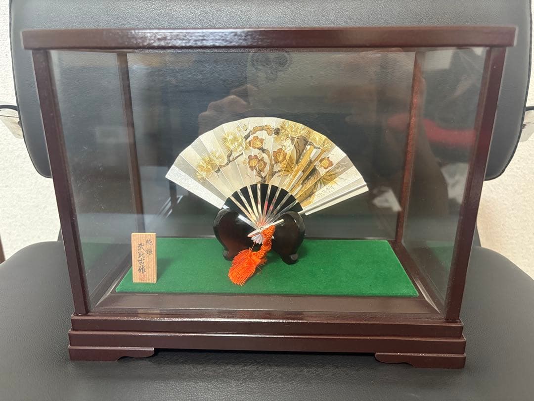 伝統工芸士・武比古氏による純銀製の扇子