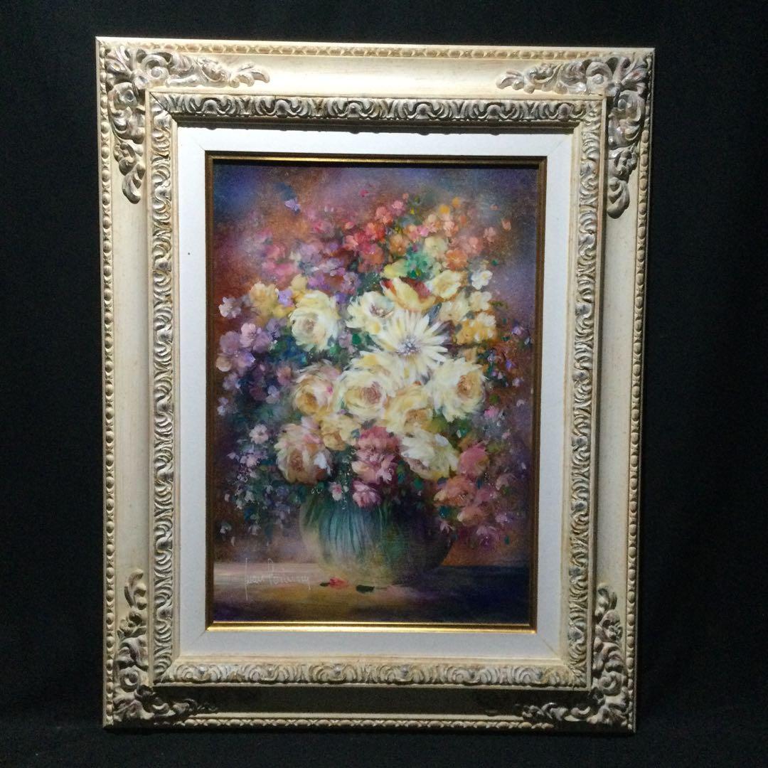 絵画 花絵 コーティング加工 G170