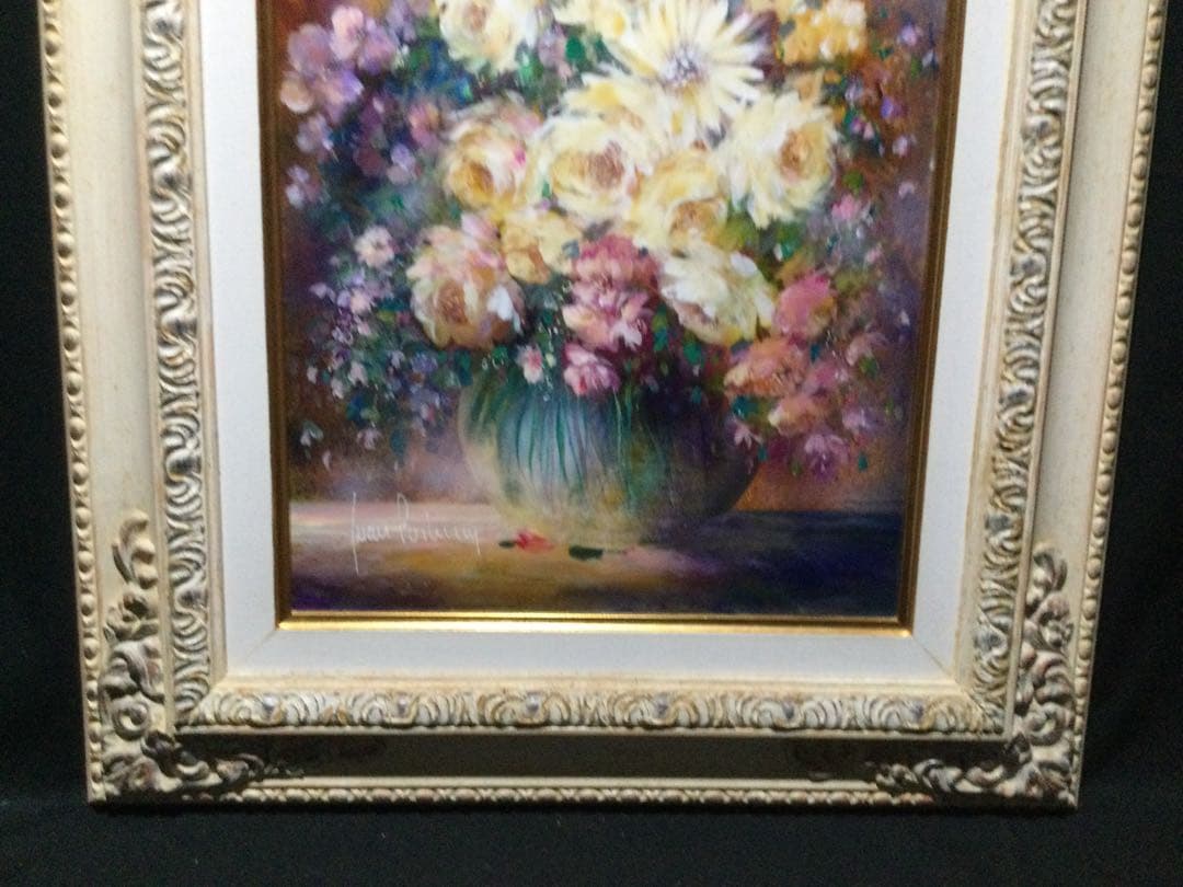 絵画 花絵 コーティング加工 G170