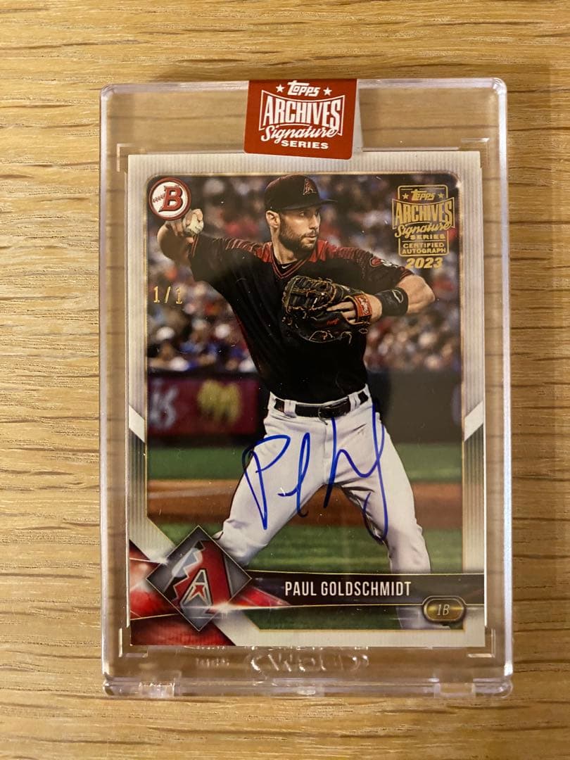 1of1 Topps Archives Signature ゴールドシュミット