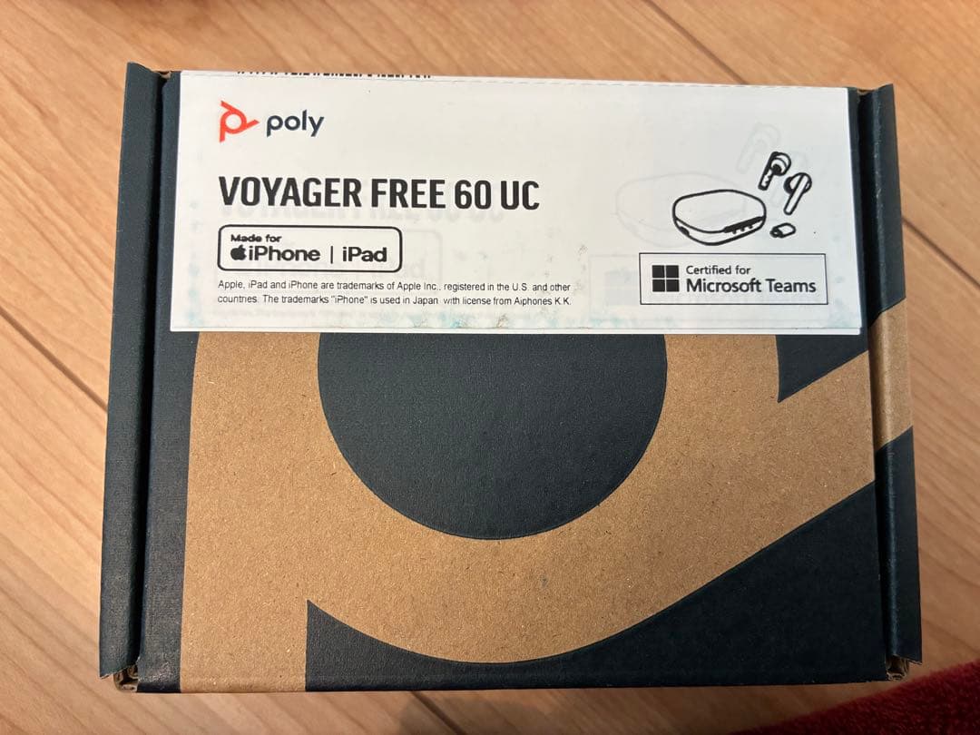 【美品】Poly Voyager Free 60 UC ワイヤレスイヤフォン