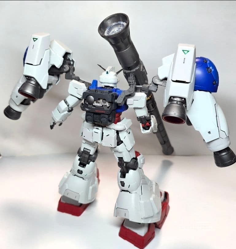 1/100 MG GP02 サイサリス 試作2号機 素組完成 特注台座付