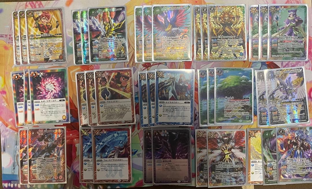 激覇デッキ　本格構築　スリーブ付き