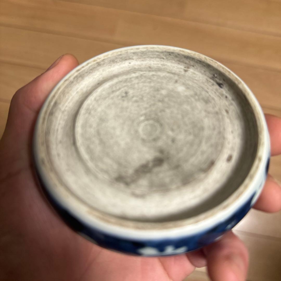 大明弘治年製 青花硯台