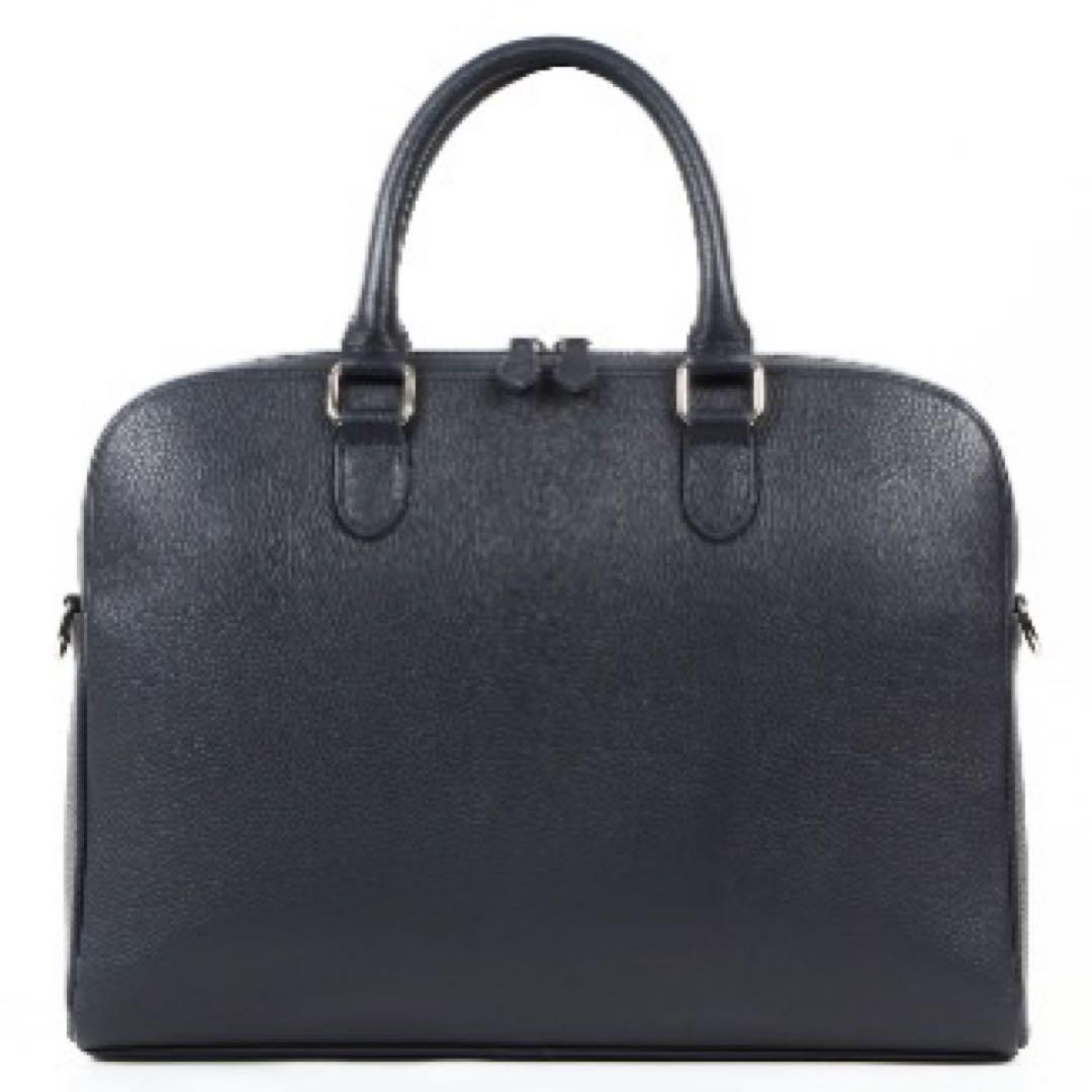 ヤマ ブラックレザービジネスバッグ