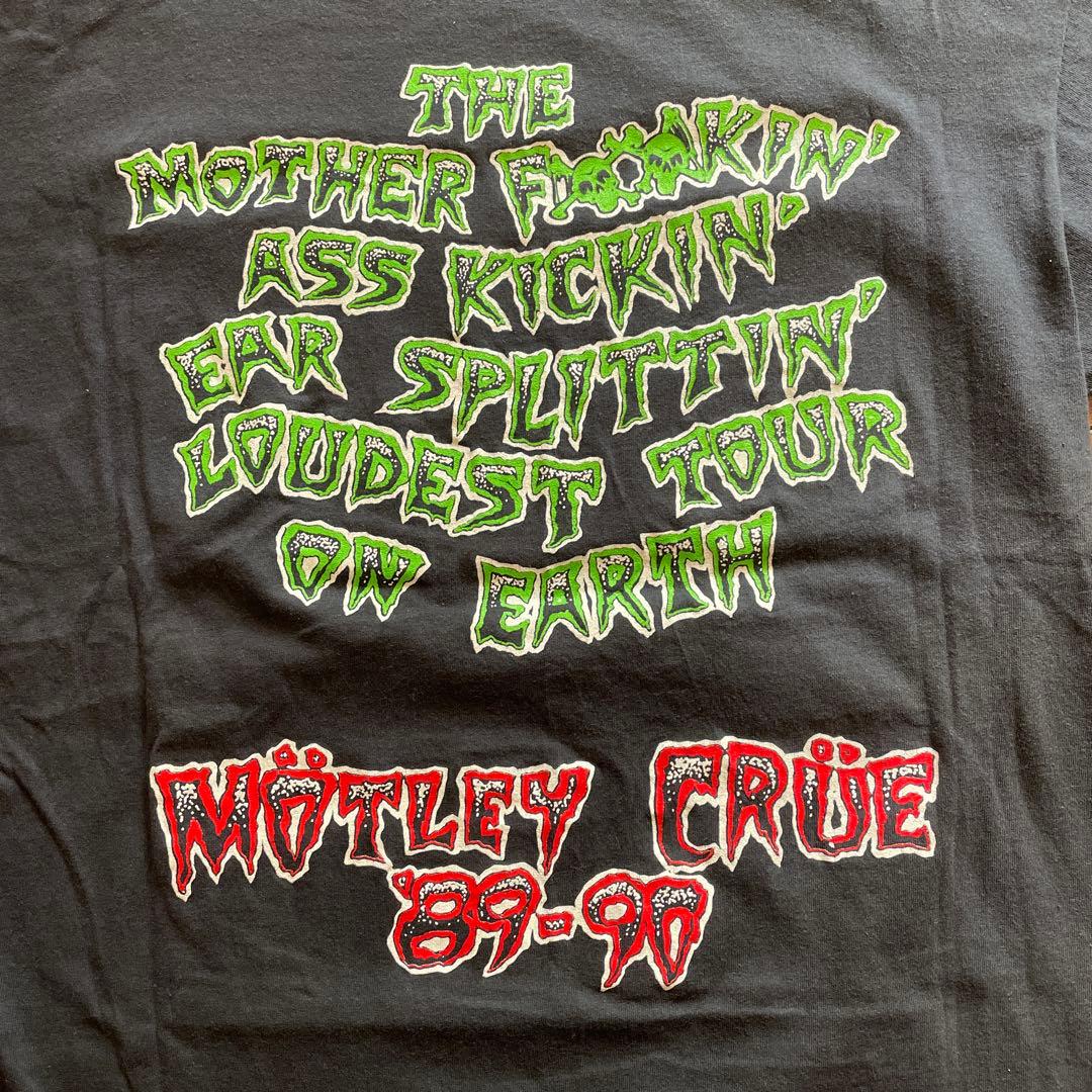 80s Motley Crue Pushead レア USA製 ゴールデンサイズ