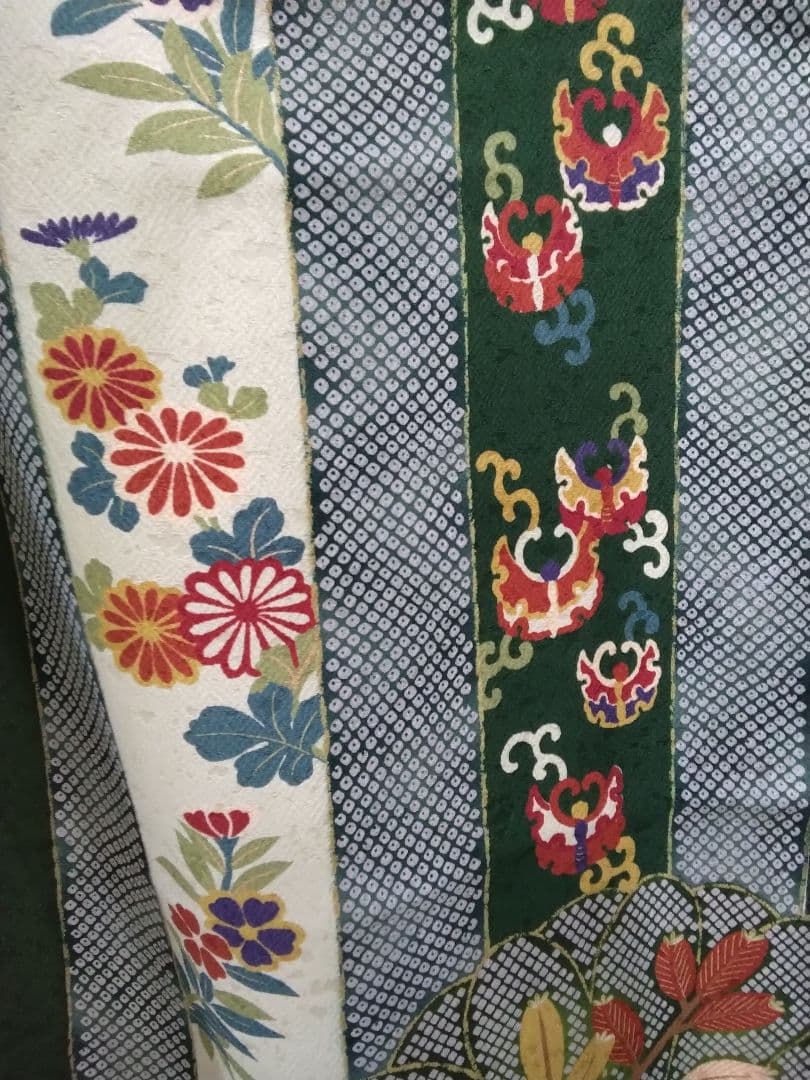 振袖フルセット、正絹振袖レトロ、成人式、重ね衿、帯揚げ帯締め、西陣高級袋帯、襦袢