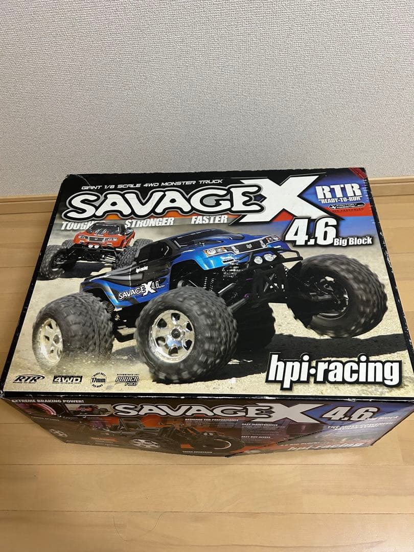ジャンク扱いです。hpi-racing SAVAGE X 4.6 RTR