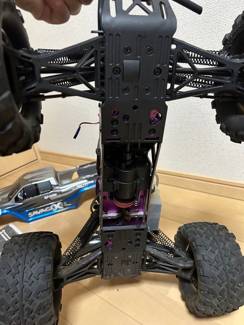 ジャンク扱いです。hpi-racing SAVAGE X 4.6 RTR