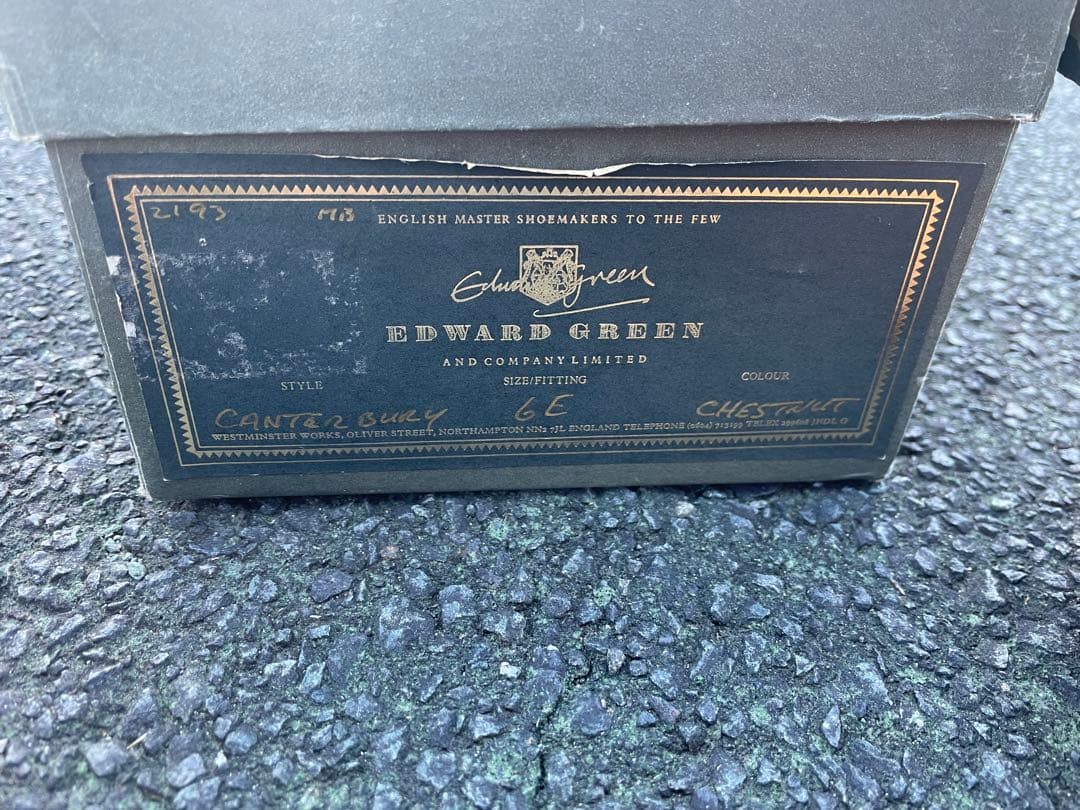 s*n様 【希少・旧工場製】EDWARD GREEN CANTERBURY UK