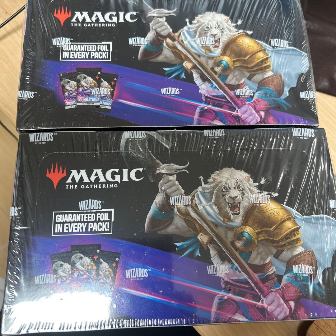 MTG FOUNDATIONS プレイブースター 2箱英語版