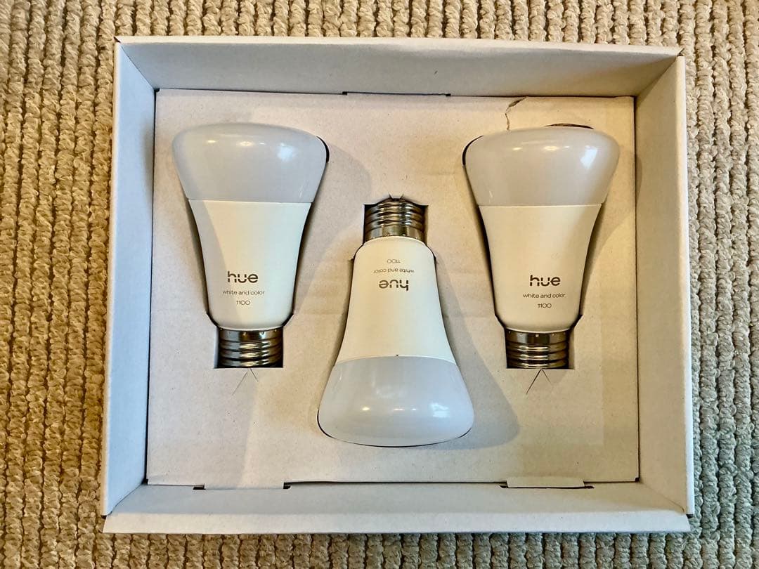 【ほぼ未使用】 フィリップスヒュー(Philips Hue) スターターセット