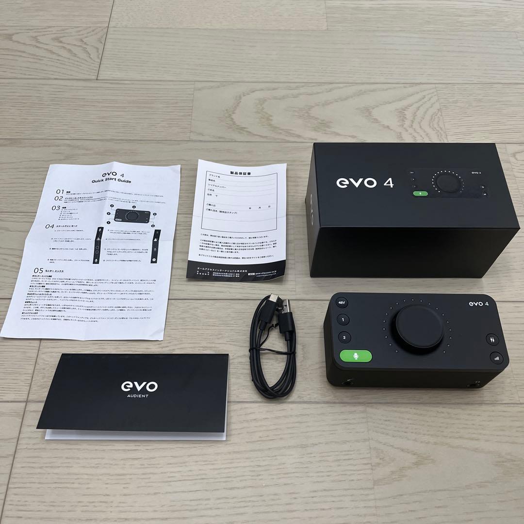 Audient EVO4 オーディオインターフェイス USB