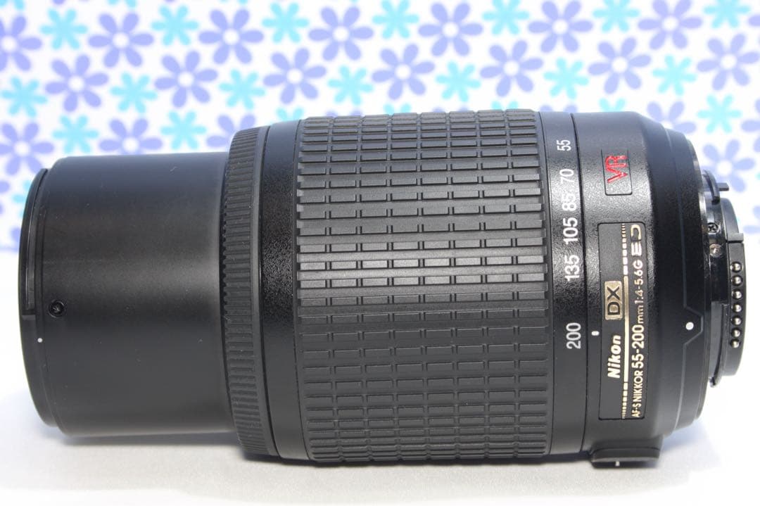 新品級❤️Nikon AF-S 55-200mm VR❤️望遠レンズ❤️軽量❤️