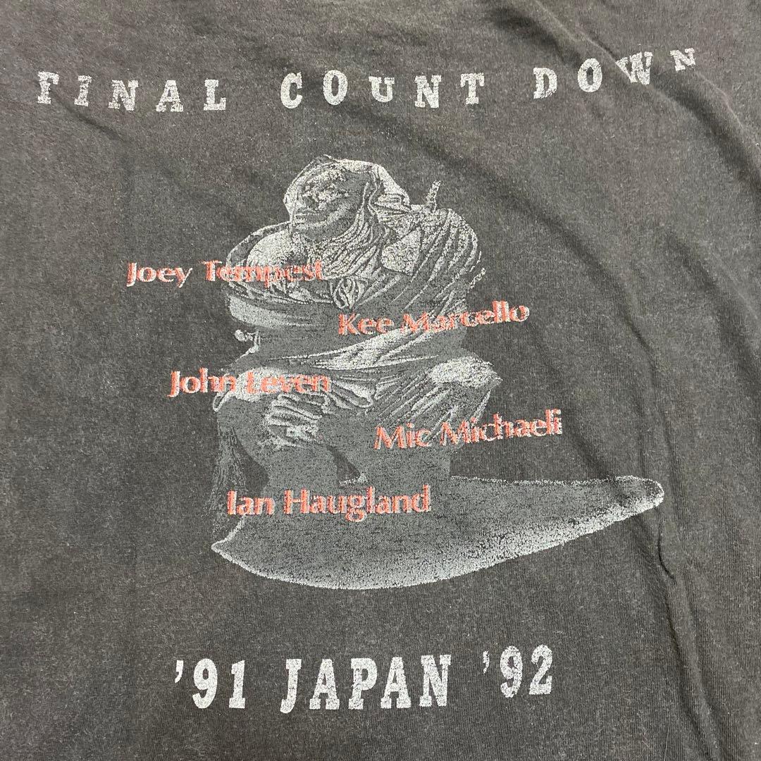 90年代ヴィンテージ EUROPE 91/92 ツアーTシャツ