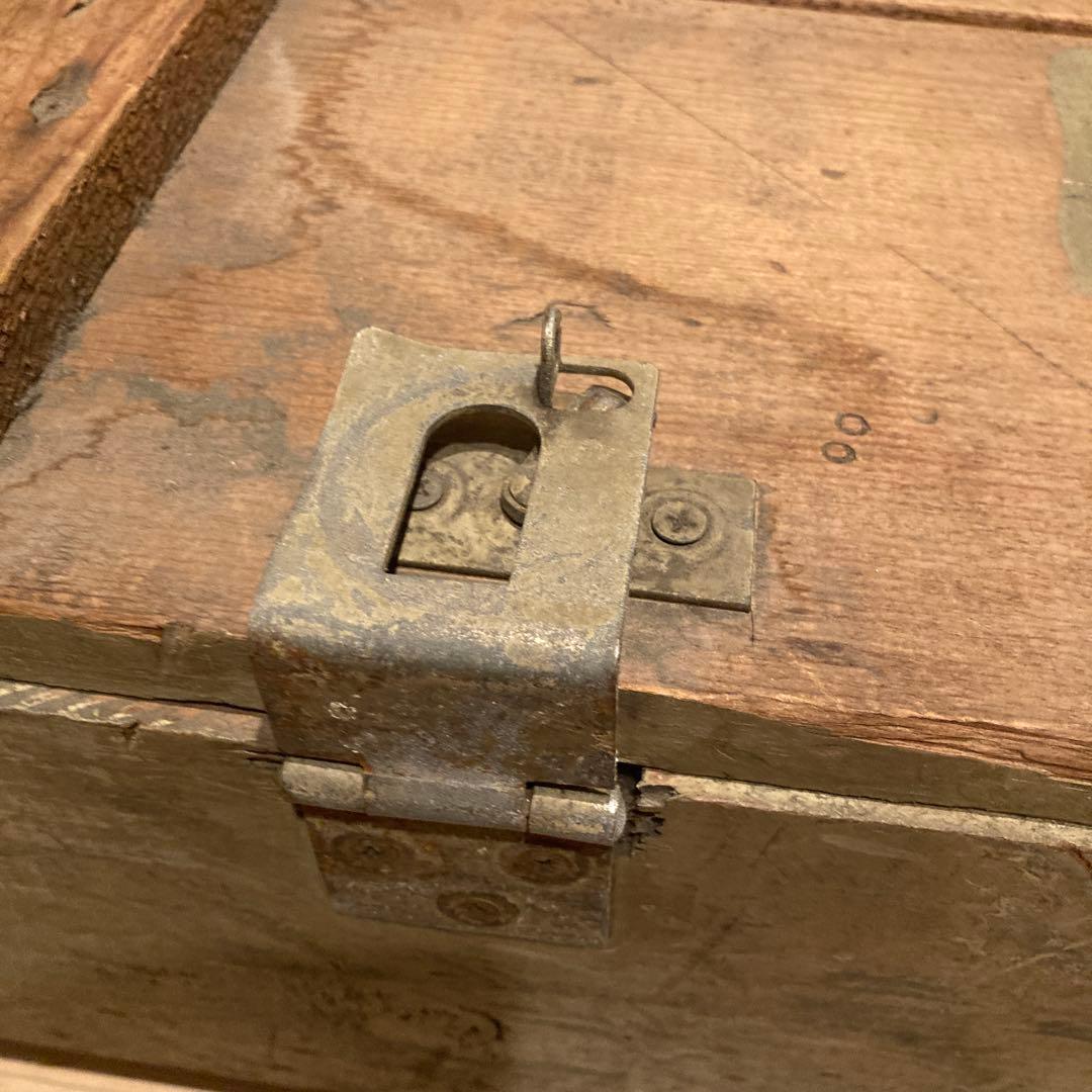 ブレイズ 　US アンティーク 木箱 ヴィンテージ　弾薬箱　工具箱 用具箱