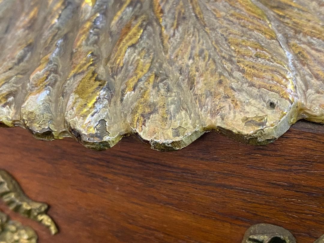 ドイツ製　マントルピース時計　イーグルVS.スネーク