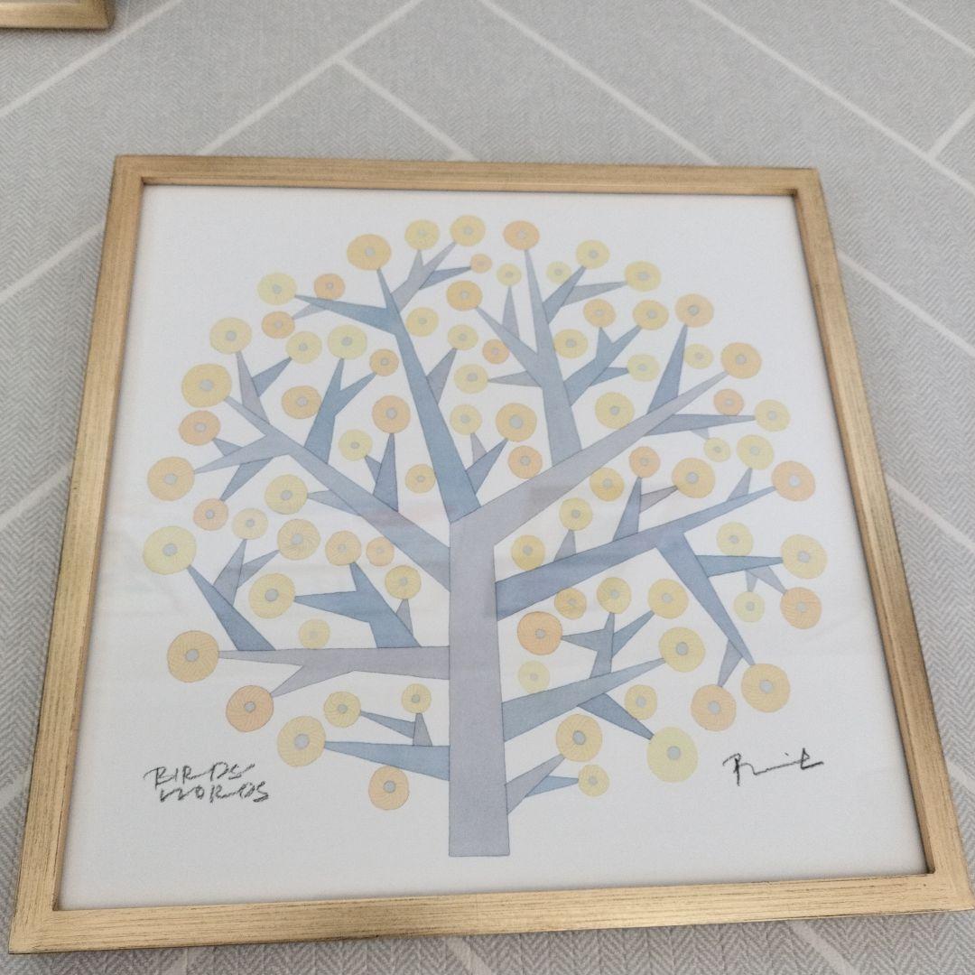 バーズワーズ　アートポスター　額縁入　２種