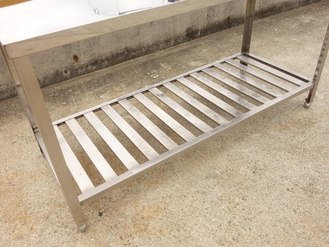 M▽業務用 厨房 作業台 棚 ステンレス (Fe1872)